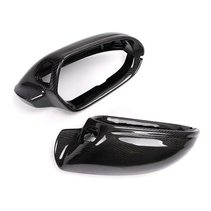 M-Design Carbon Fiber Mirror Cap Set - Audi A6/RS6