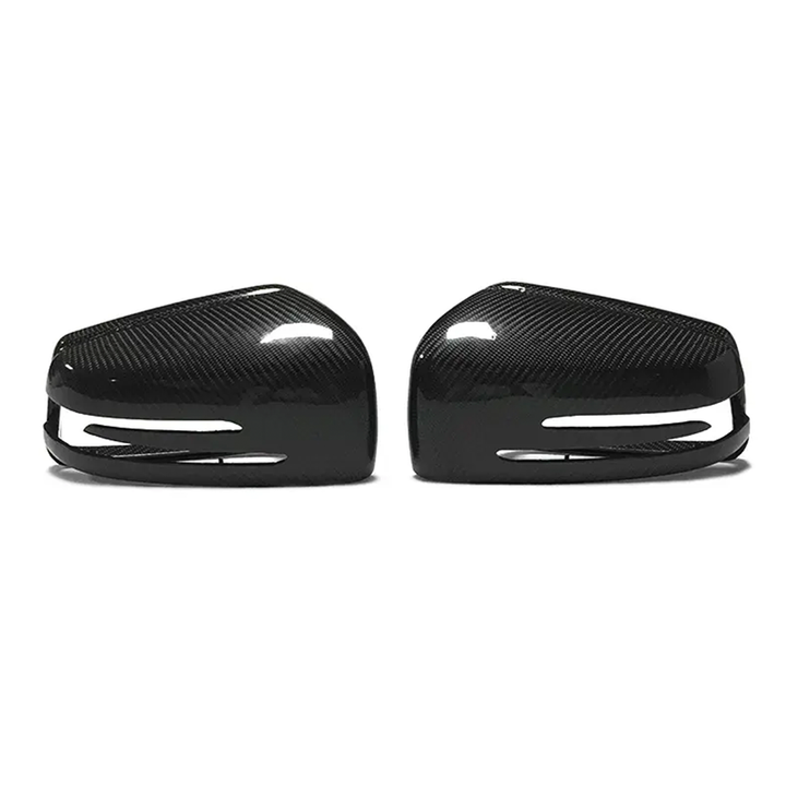 M-Design Carbon Fiber Mirror Cap Set - Mercedes Benz C-Class W204