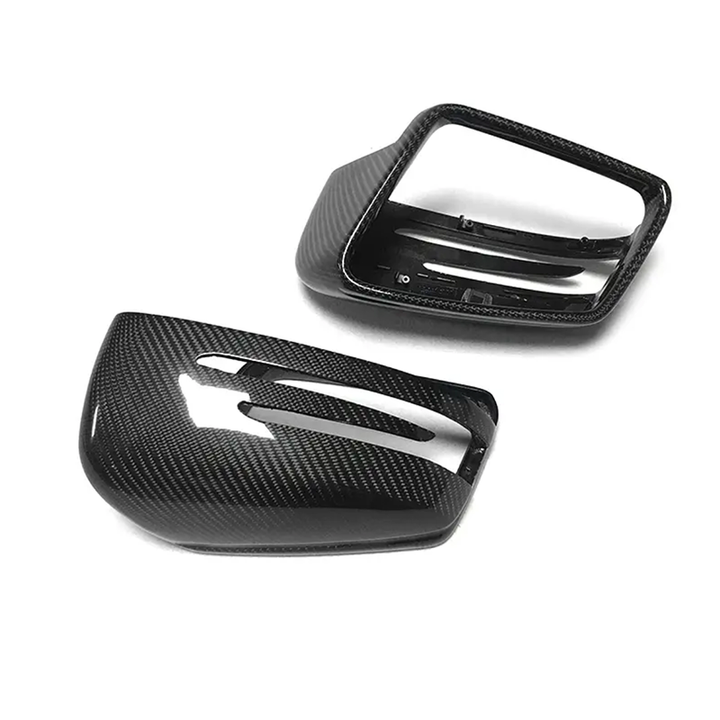 M-Design Carbon Fiber Mirror Cap Set - Mercedes Benz C-Class W204