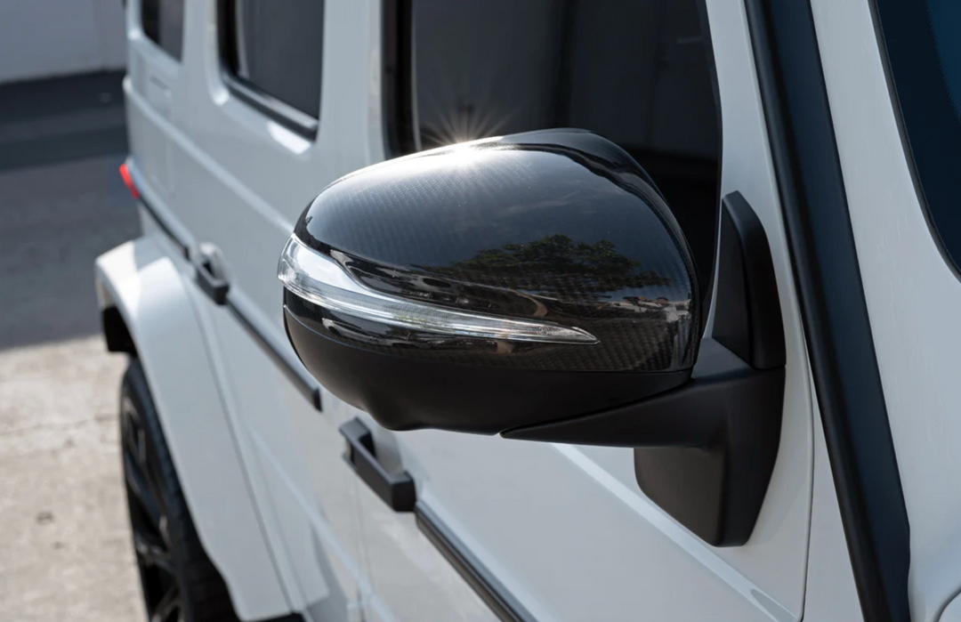 AT-Design Carbon Fiber Mirror Cap Set - Mercedes-Benz G-Class W463/4