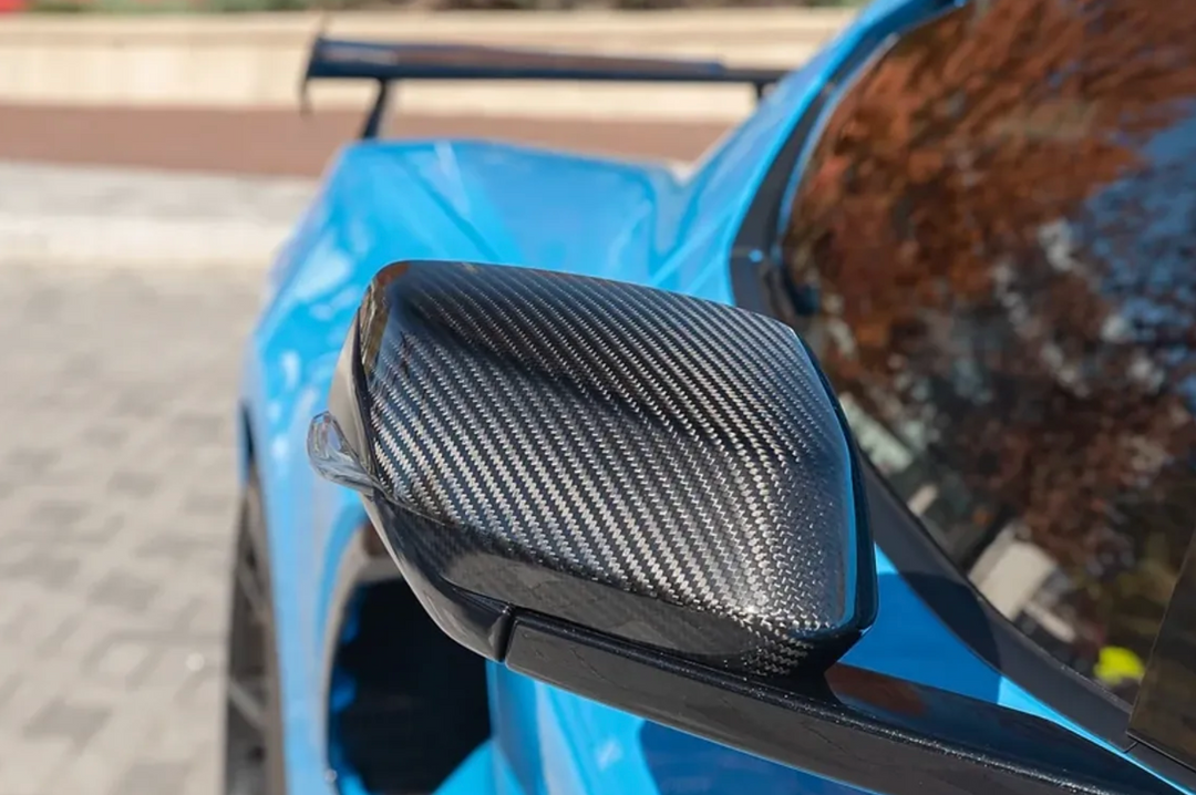 Performance Carbon Fiber Mirror Cap Set - Chevrolet Corvette C8