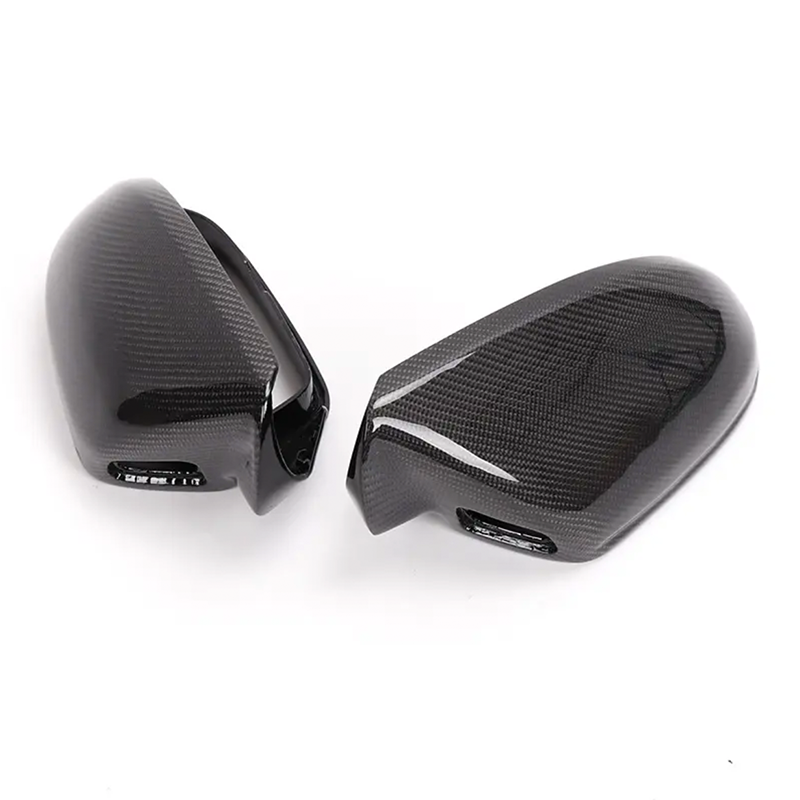 M-Design Carbon Fiber Mirror Cap Set - Audi A6/RS6