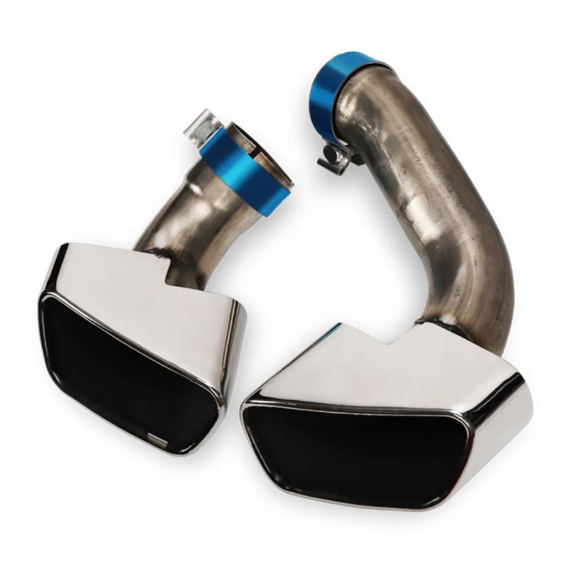 OEM Stainless Steel Chrome Exhaust Tips - BMW X5/X6