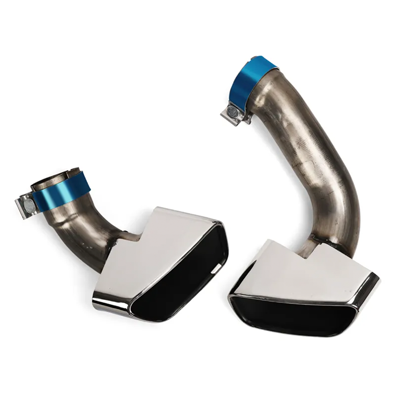 OEM Stainless Steel Chrome Exhaust Tips - BMW X5/X6