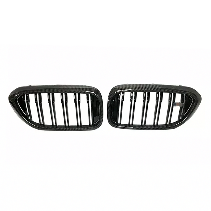 Carbon Fiber Dual Slat Kidney Grille Set - BMW F90 M5