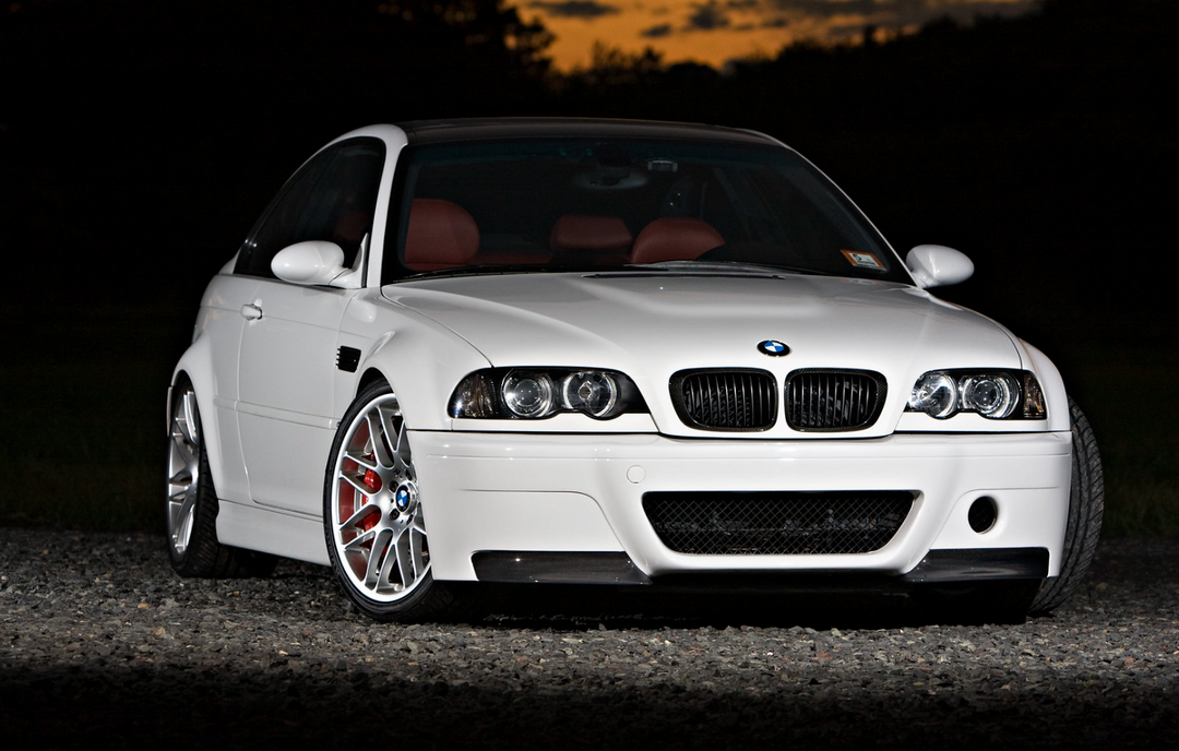 CSL Style Carbon Fiber Front Splitters - BMW E46 M3