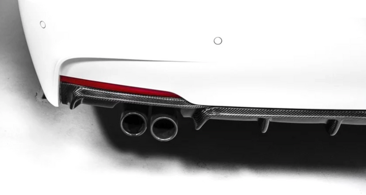 M-Performance Single Exit Carbon Fiber Rear Diffuser  - BMW F30/F31