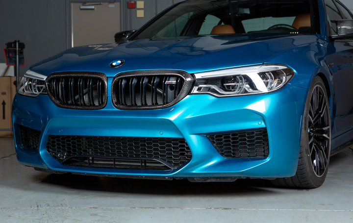 Carbon Fiber Dual Slat Kidney Grille Set - BMW F90 M5